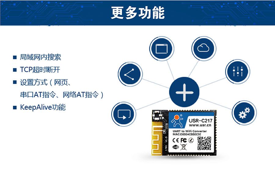 低功耗嵌入式串口转WIFI？：更多功能