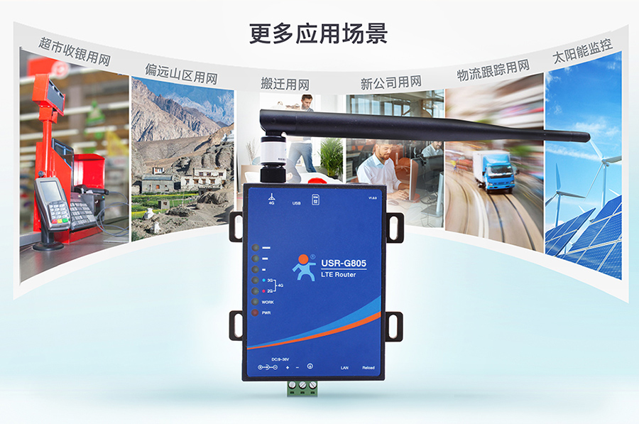 工业路由器图片G805：更多应用场景
